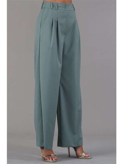 Pantalone in cady Zanetti | ZP7788VERDE ACQUA